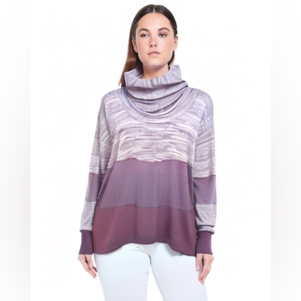 Maurices Women's Long Sleeve Pullover Cowlneck Turtleneck Sweater, Maroon, Xxl